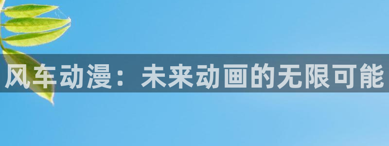 同人动漫天堂：风车动漫：未来动画的无限可能